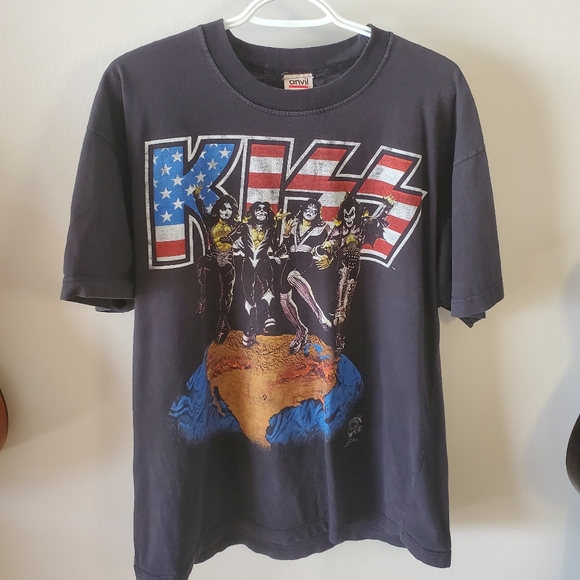 Vintage KISS 1996 "Alive / Worldwide" Band T-shirt - Picture 1 of 6